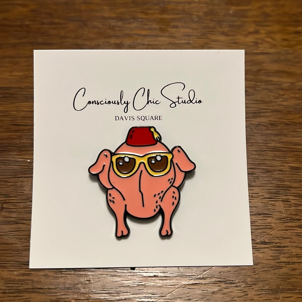 FRIENDS Inspired Thanksgiving turkey Enamel Pin